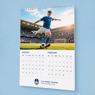 Show details for A3 Wall - 7 Leaf (single sided) with printed backing board - Design by us